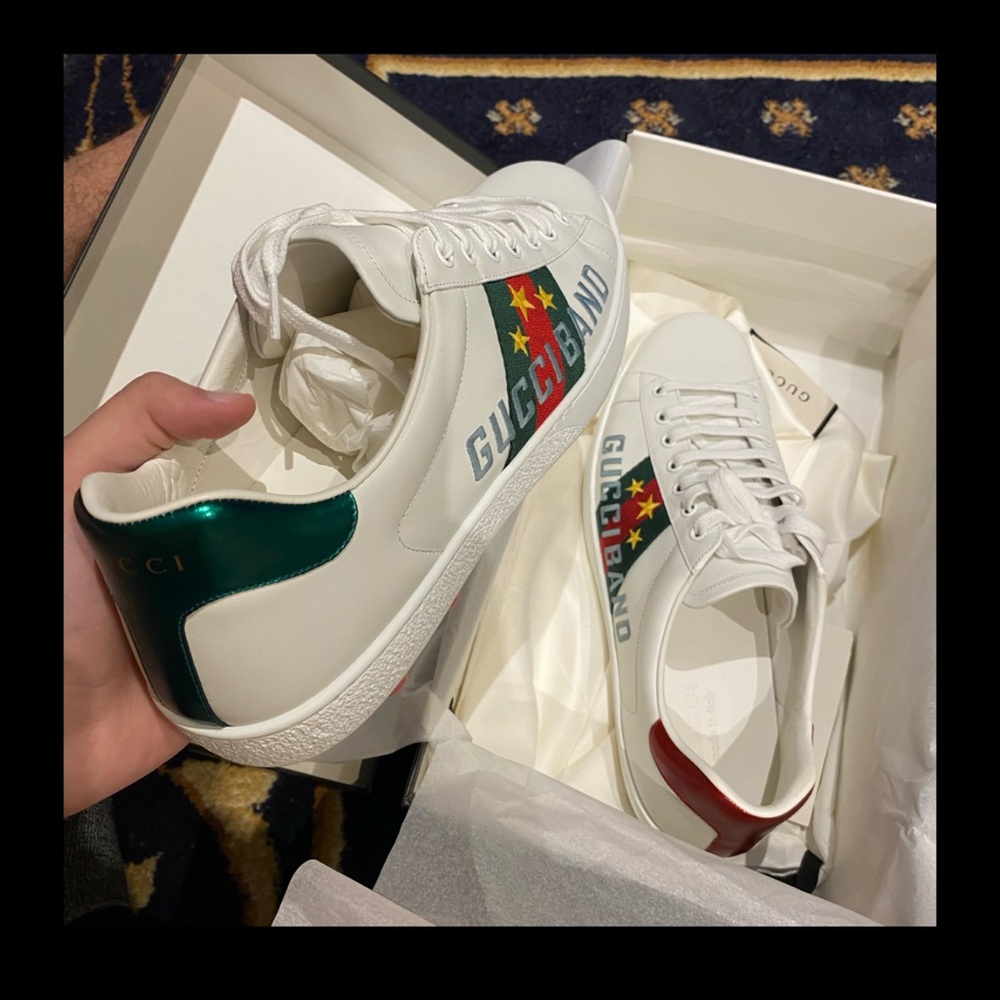 Gucci Band Sneakers – Size 44 (Pre-owned)